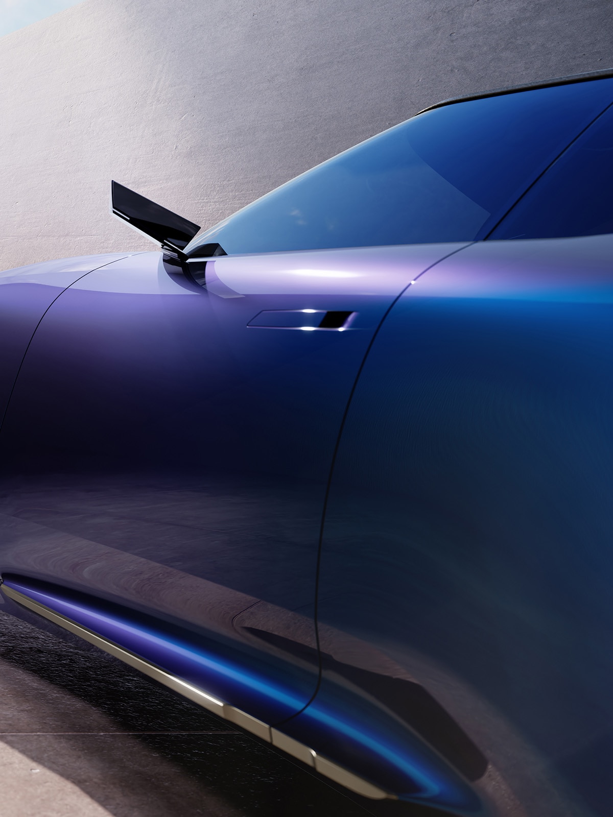 SXi Concept teinte bleu dichroïque